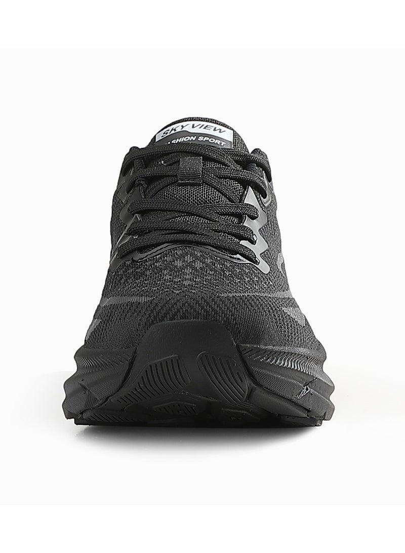 Sky View Athlesiure Supportive Men And Women Hands Free Slip-ins Running Shoes Unisex Cushioned Breathable Athletic Fashion Sneakers Non Slip Walking Tennis Shoes Black - Image 3