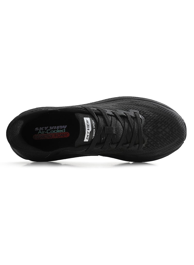 Sky View Athlesiure Supportive Men And Women Hands Free Slip-ins Running Shoes Unisex Cushioned Breathable Athletic Fashion Sneakers Non Slip Walking Tennis Shoes Black - Image 5