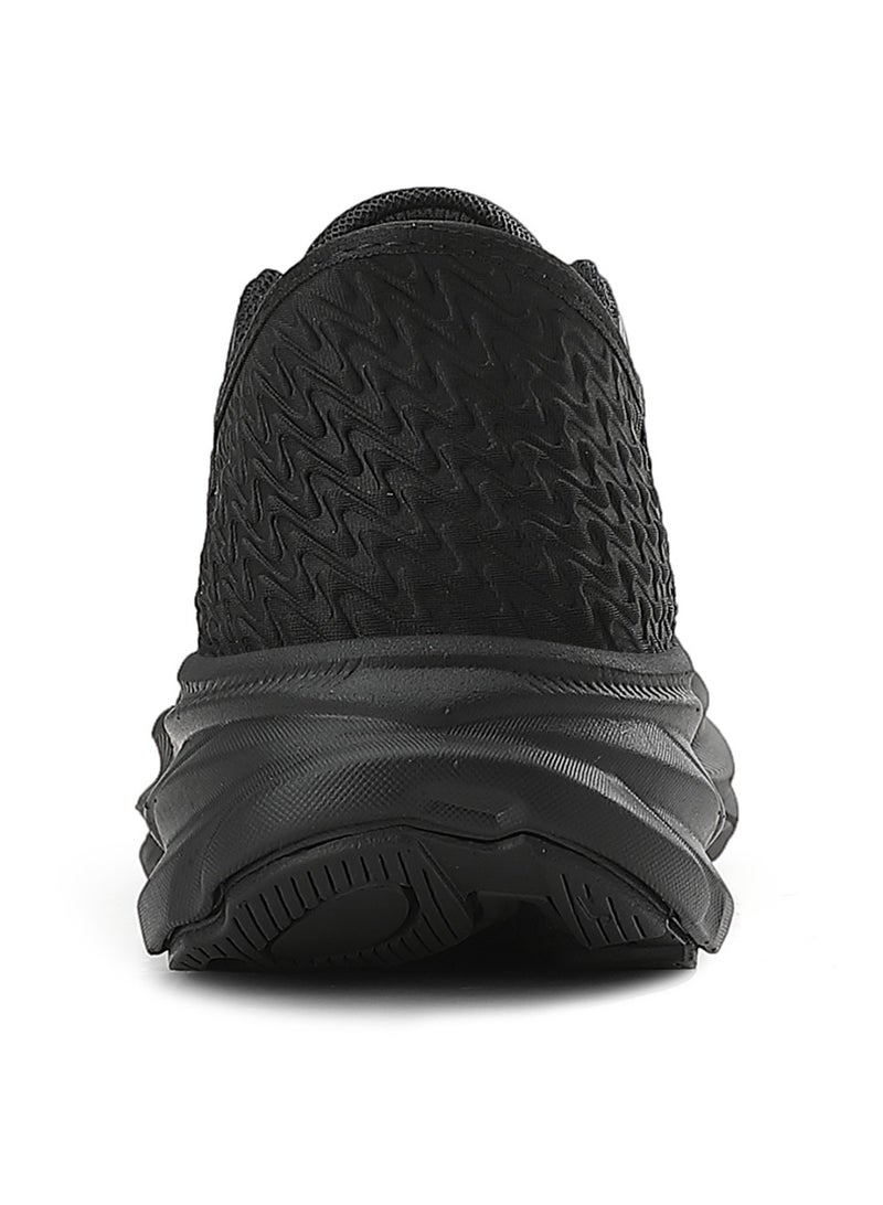 Sky View Athlesiure Supportive Men And Women Hands Free Slip-ins Running Shoes Unisex Cushioned Breathable Athletic Fashion Sneakers Non Slip Walking Tennis Shoes Black - Image 4