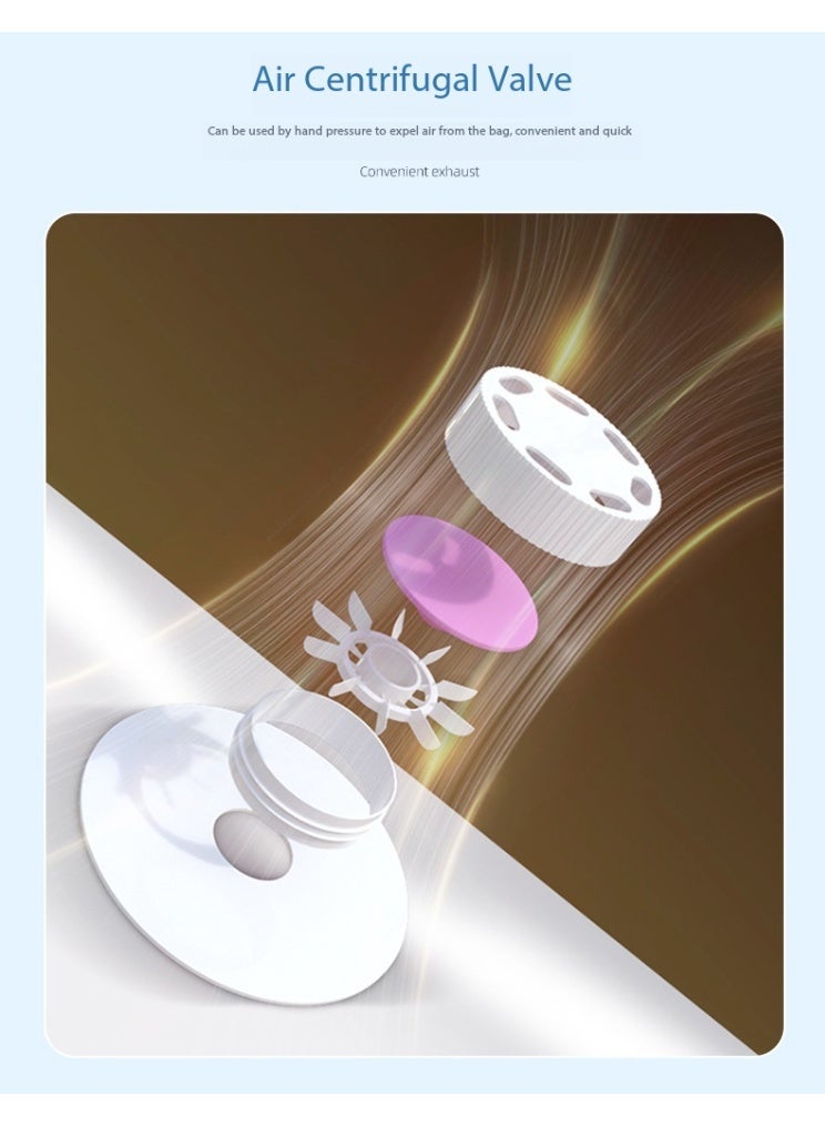 SKT Shiketro 10 Space-saving Vacuum Storage Bags With a Manual Pump, Reusable, Suitable For Storing Bedding, Clothing, Curtains, and Pillows (3 extra-large 100CM*80CM / 3 large 80CM*60CM / 4 medium 70CM*50CM) - Image 4