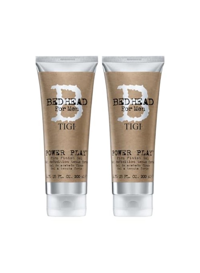 Bed Head for Men by TIGI Power Play Firm Finish Gel 676 Oz Pack of 2 - Image 1