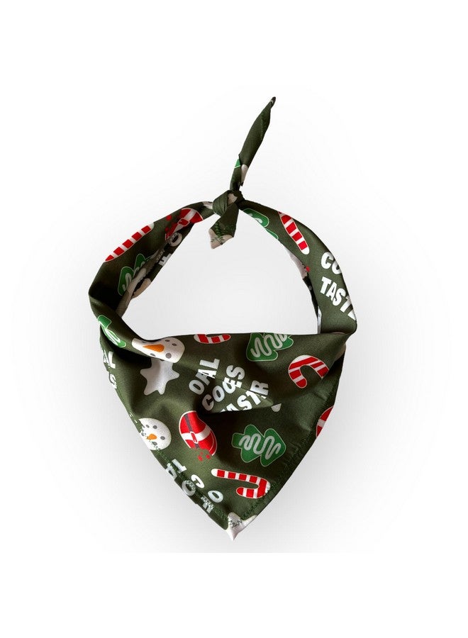 W Brings Cookies Taster Bandana For Dogs | This Stunning Gorgeous Design Dog Bandana Scarf Is Perfect Styling Accessory For Dogs Large, Medium & Small. One Size Fits All.