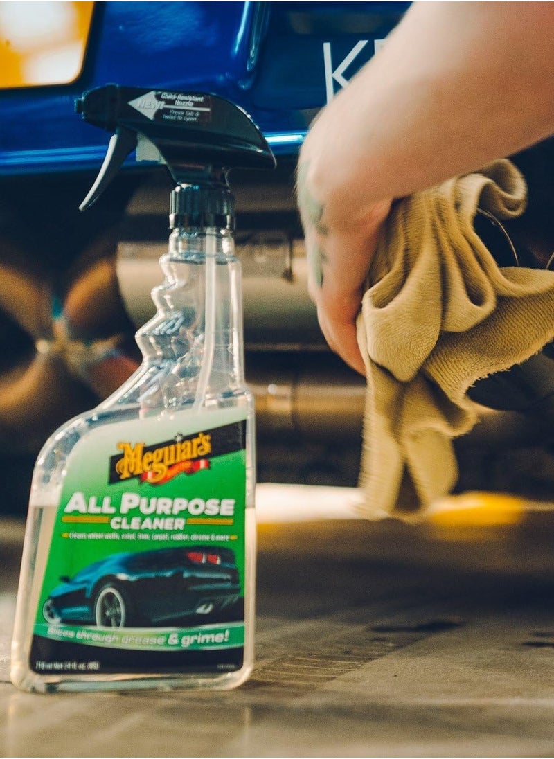 Meguiars Multi-Purpose Car Cleaner 709ml – Removes Dirt, Grease & Oil from Plastic, Rubber, Fabric, Metal & Engine – Made in USA  - Image 2