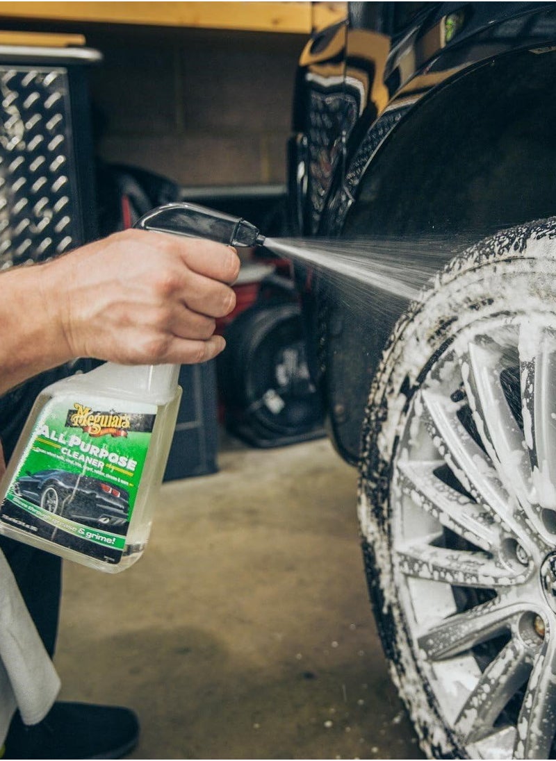 Meguiars Multi-Purpose Car Cleaner 709ml – Removes Dirt, Grease & Oil from Plastic, Rubber, Fabric, Metal & Engine – Made in USA  - Image 3
