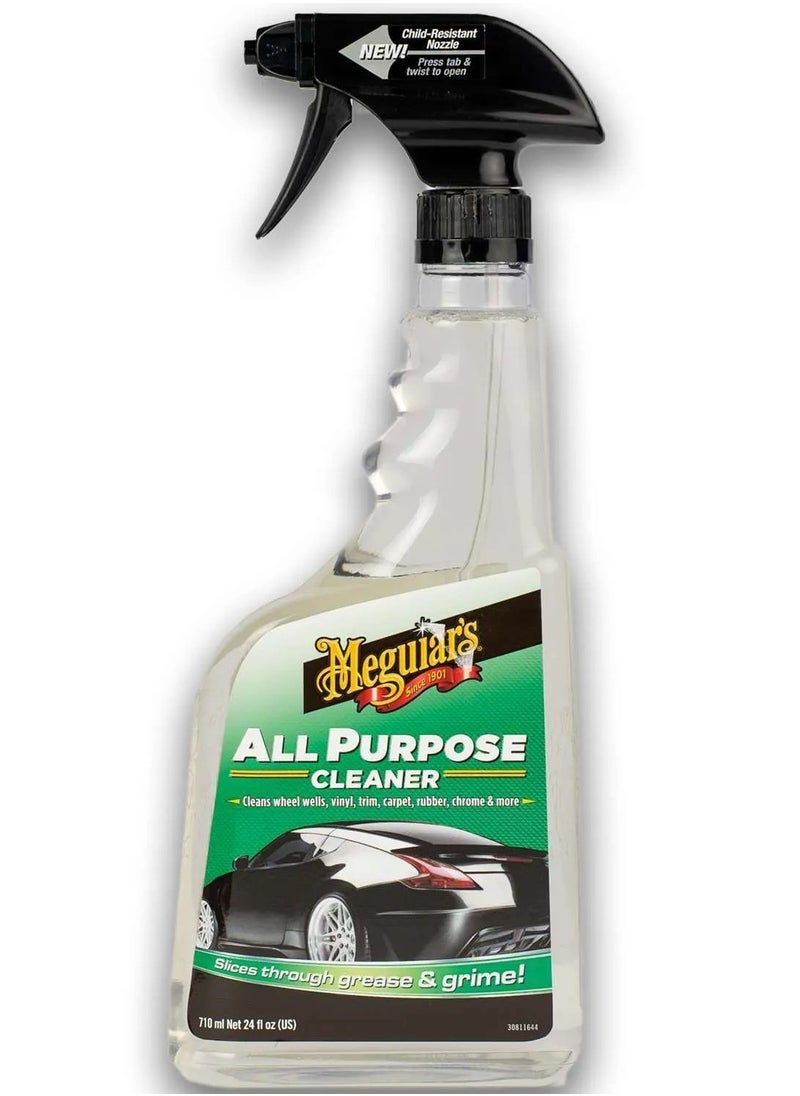 Meguiars Multi-Purpose Car Cleaner 709ml – Removes Dirt, Grease & Oil from Plastic, Rubber, Fabric, Metal & Engine – Made in USA  - Image 1