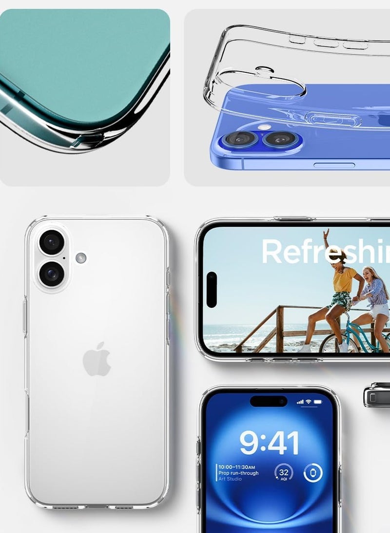 BORTONY iPhone 16 Case Cover 6.1 Inch Scratch Resistant Crystal Clear Soft TPU iPhone 16 Cover Precise Cutouts Slim Fit Protective Case Easy to Install Compatible with Apple iPhone 16 - Image 5