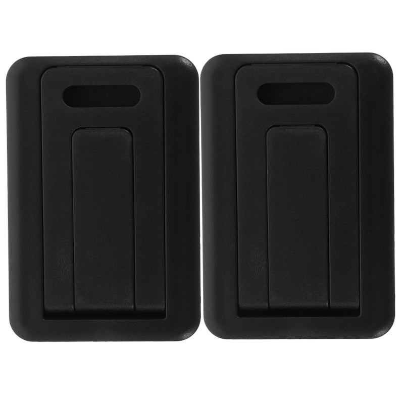 2 Pcs Portable Laptop Stand For Enhanced Cooling Compact Lightweight Design Black - Image 2