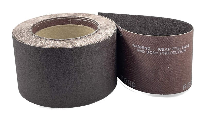 Sungold Abrasives 30518 Aluminum Oxide 120 Grit Rolls For Drum Sanders, 3" Wide by 35 Feet