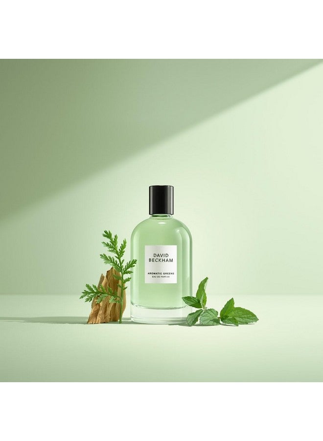 DAVID BECKHAM David Beckham Aromatic Greens Eau de Parfum 3.3 fl oz (Pack of 1), Notes of Lemon, Green Apple, and Cedarwood, Men's Fragrance, Long Lasting, Everyday Fragrance, Travel Size  - Image 2