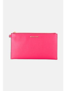 Michael Kors Women Brand Logo Wallet 14 H x 25 L x 1 W cm, Pink  - Image 1