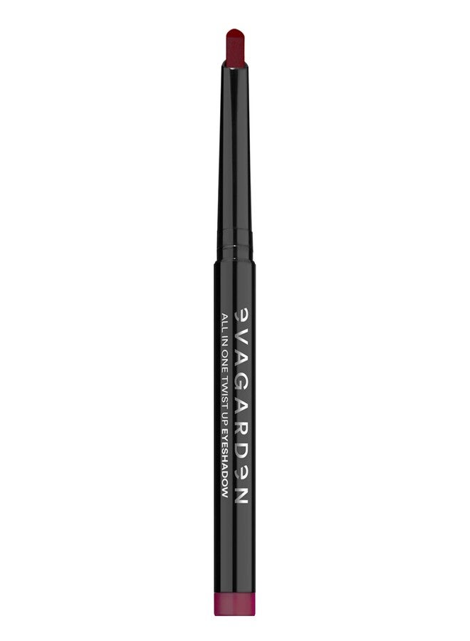 EVAGARDEN All In One Twist Up Eye Shadow - Easy, Fast and Effective Makeup - Creamy, Bold Color Release Blends Effortlessly - Remains Uniform and Bright with No Transfer - 369 Merlot - 0.03 oz - Image 1