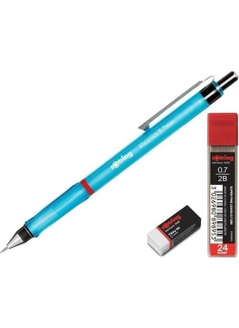 Rotring مجموعة أقلام روترينج فيسوكليك مع طرف وممحاة كهدية  - Image 3