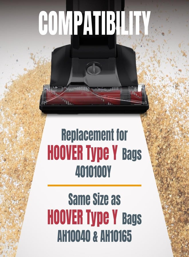 POWERTEC Type Y Vacuum Bags 10 PK for Hoover Style Y, Z, YZ WindTunnel Upright Vacuum Cleaners, Replacement Dust Bags for 4010100Y, AH10040 and AH10165 (75057V) - Image 3