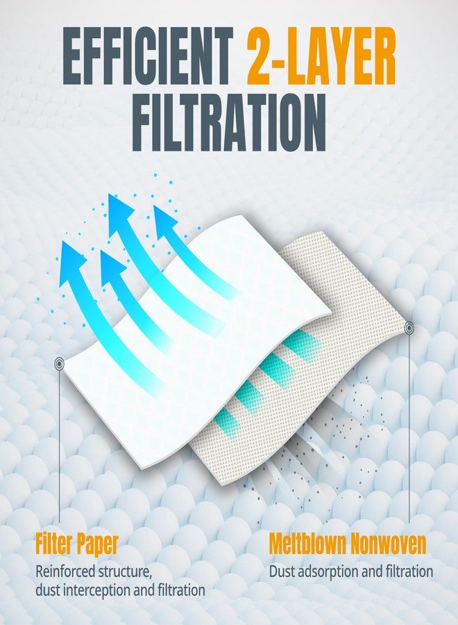 POWERTEC Type Y Vacuum Bags 10 PK for Hoover Style Y, Z, YZ WindTunnel Upright Vacuum Cleaners, Replacement Dust Bags for 4010100Y, AH10040 and AH10165 (75057V) - Image 4