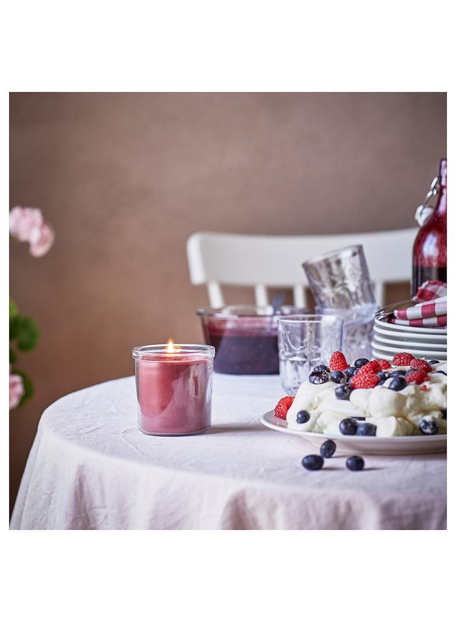 erorex Scented Candle In Glass, Berries/Red, 40 Hr - Image 4