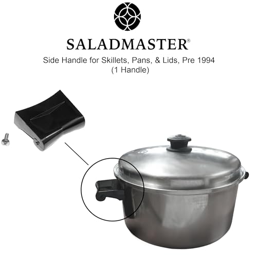 Saladmaster Side Handle Replacement for Pre-1994 Pans, Skillets & Lids – Fits T304-S, Tri-Clad, Colonial – Includes 1 Handle & Screw - Image 4