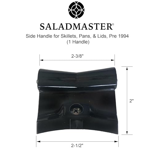 Saladmaster Side Handle Replacement for Pre-1994 Pans, Skillets & Lids – Fits T304-S, Tri-Clad, Colonial – Includes 1 Handle & Screw - Image 2