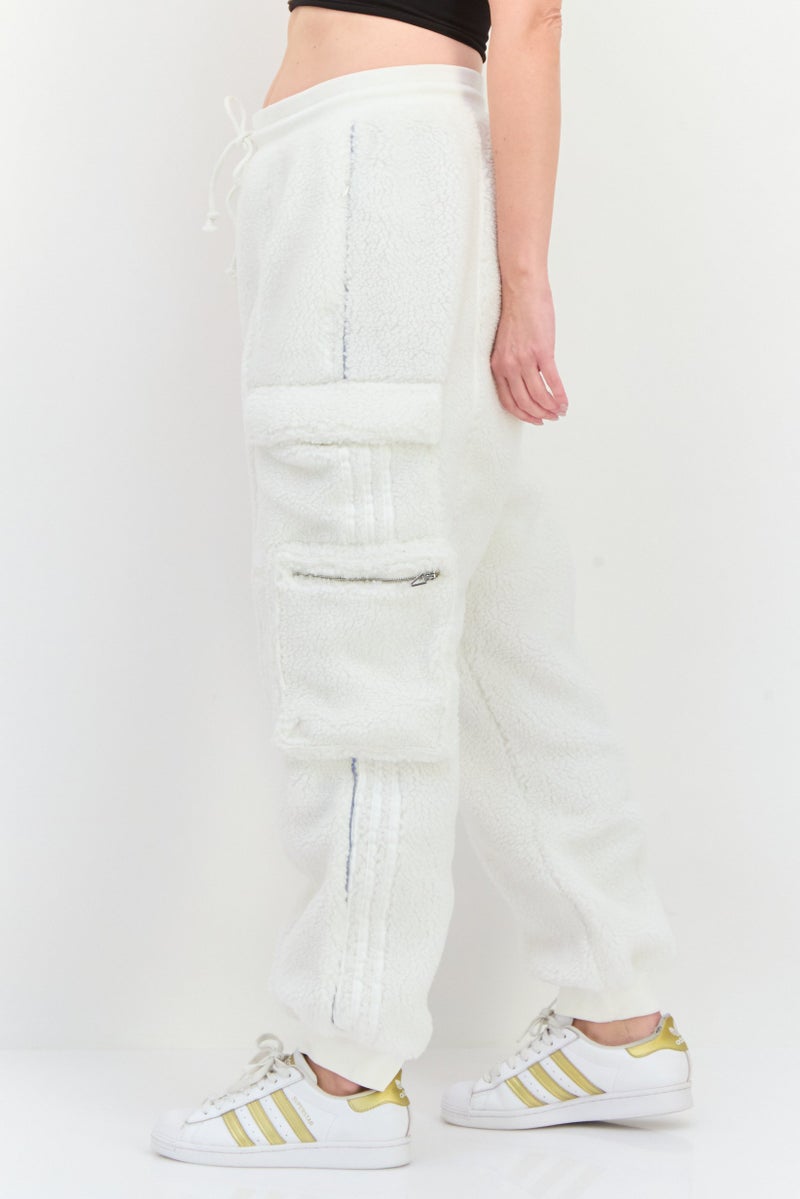 Adidas Adidas x Ivy Park Women Sportswear Fit Training Pants, White  - Image 3