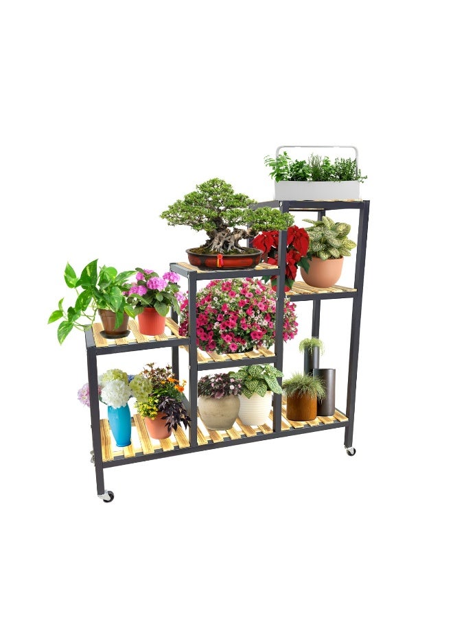 ALCOACH Indoor Plant Stand Outdoor Plant Stand Multi-layer Potted Plant Stand Table Plant Stand Pots Holder Windows Living Room Balcony Garden - Image 1