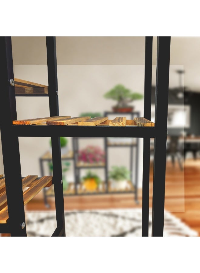 ALCOACH Indoor Plant Stand Outdoor Plant Stand Multi-layer Potted Plant Stand Table Plant Stand Pots Holder Windows Living Room Balcony Garden - Image 3