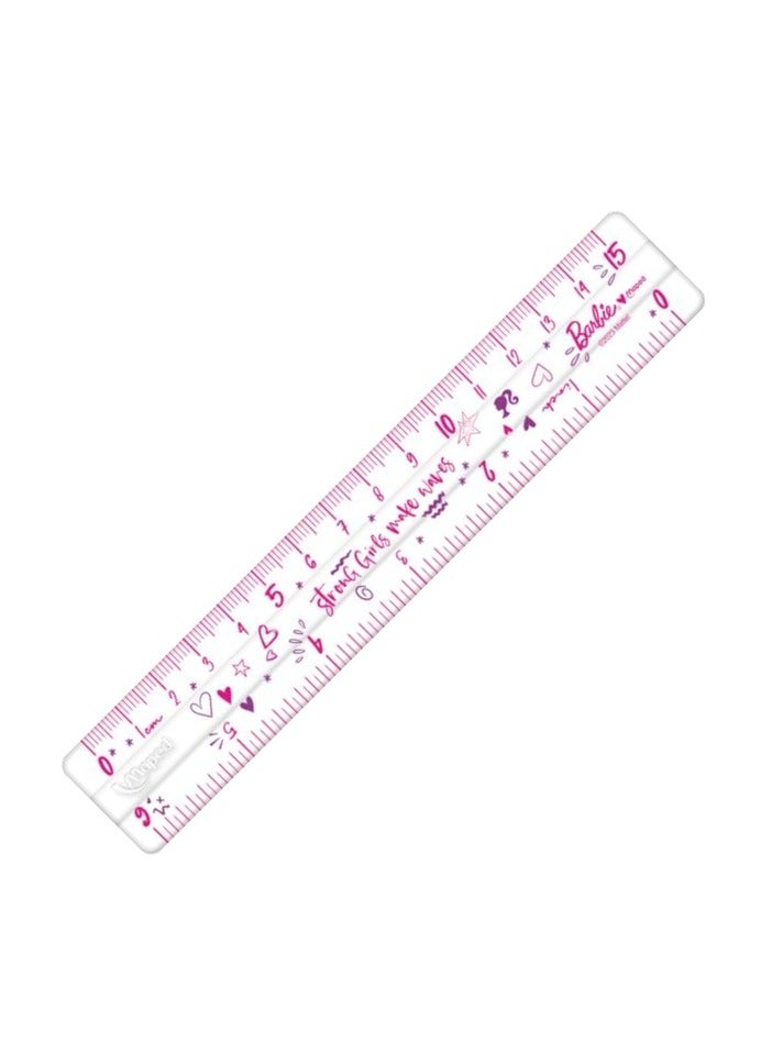 Maped مجموعة أدوات مكتبية مدرسية باربي مكونة من 4 قطع متعددة الألوان - Image 3