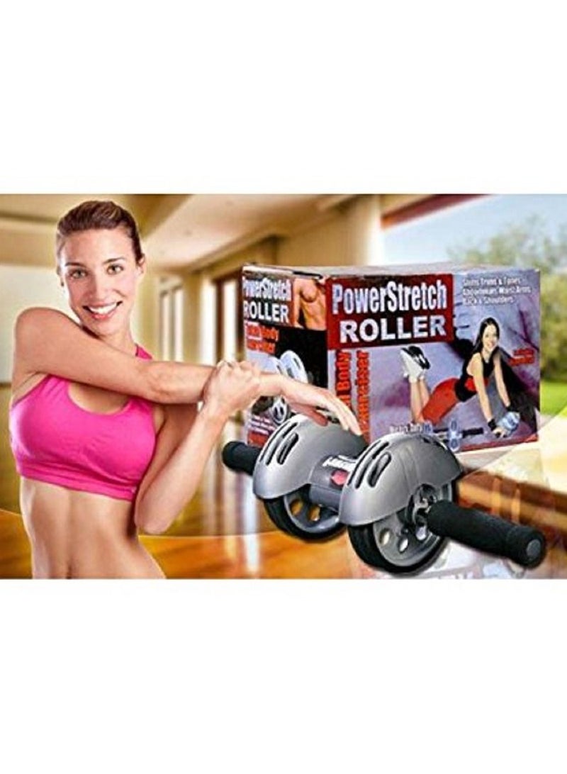 Powerstretch Double Wheel for Exercise, Fitness for Core and Abdominal Workouts  - Image 1