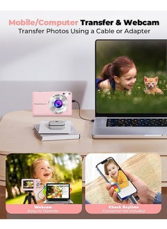 Garlo Digital Camera, FHD 1080P Digital Camera for Kids with 32GB SD Card 16X Digital Zoom, Compact Camera Point and Shoot Digital Cameras Portable Mini Camera for Teens Students Boys Girls Seniors  - Image 5