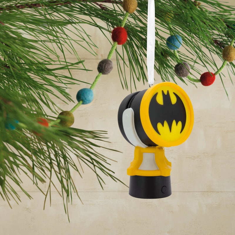 هولمارك العاصمة Batman Bat-Signal Christmas زخرفة مع الضوء - Image 5
