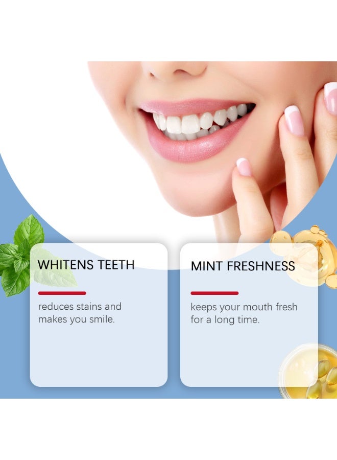 أورالحوي معجون أسنان هيدروكسيباتيت 9.9٪ لإصلاح المينا وتقوية الأسنان ، معجون أسنان نانو هيدروكسيباتيت لإعادة التمعدن ، معجون أسنان مبيض لطيف خال من الفلورايد للأسنان الحساسة ، نعناع طازج 120 جم - Image 3