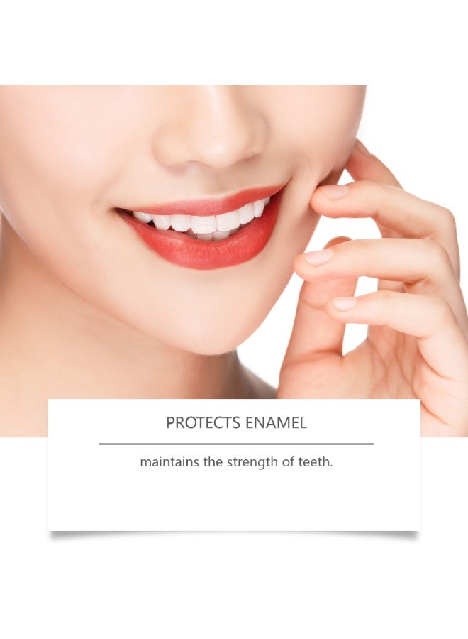 أورالحوي معجون أسنان هيدروكسيباتيت 9.9٪ لإصلاح المينا وتقوية الأسنان ، معجون أسنان نانو هيدروكسيباتيت لإعادة التمعدن ، معجون أسنان مبيض لطيف خال من الفلورايد للأسنان الحساسة ، نعناع طازج 120 جم - Image 4