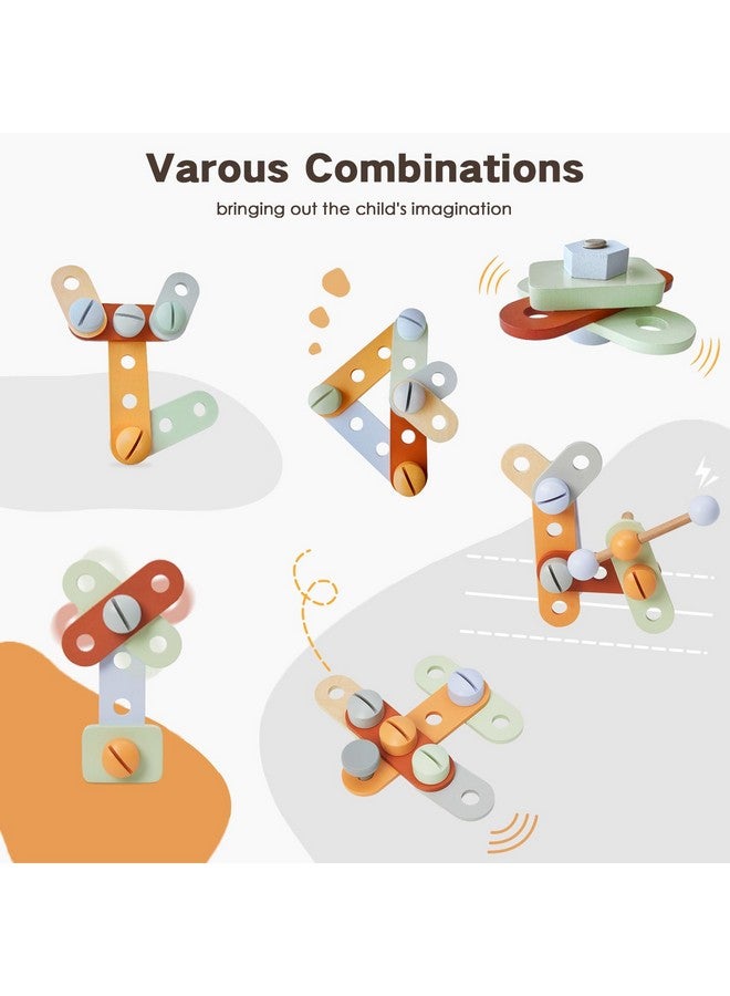 labebe Wooden Baby Walker, Baby Push Walker, Tool Toy For Toddlers, Adjustable Speed Baby Walker With Wheel, Learning Activity Walker For Girls Boys - Image 5