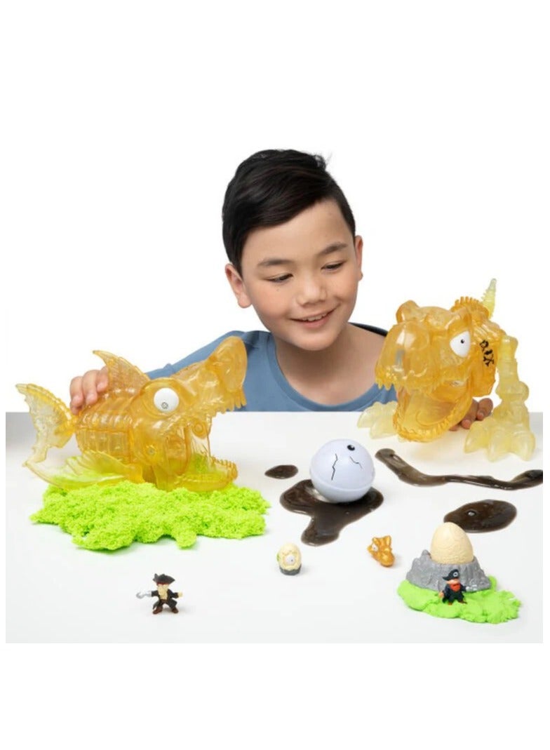 SMASHERS Smashers Dino Island Giant T-Rex Skull with 30+ Surprises and Mini Eggs, Dinosaur Discovery Toy For Kids,Boy Girl, Age 5+  - Image 3