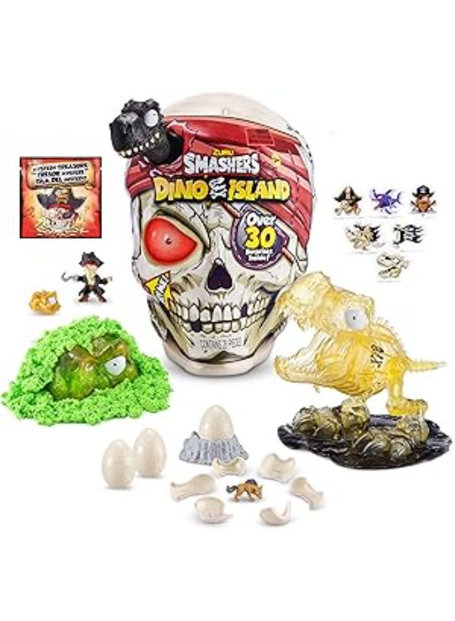 SMASHERS Smashers Dino Island Giant T-Rex Skull with 30+ Surprises and Mini Eggs, Dinosaur Discovery Toy For Kids,Boy Girl, Age 5+  - Image 1