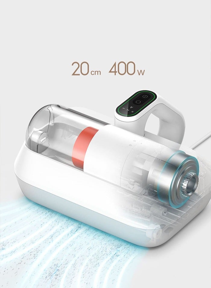 Xiaomi MIJIA Vacuum Mite Remover Pro LED Screen 14kPa High Suction Visual Capsule Dust Cup Household Bed Vacuum Cleaner 400 W B402CNN White - Image 4