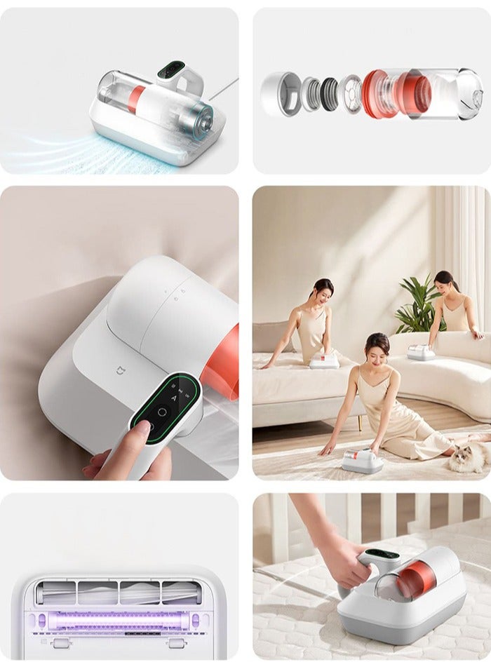 Xiaomi MIJIA Vacuum Mite Remover Pro LED Screen 14kPa High Suction Visual Capsule Dust Cup Household Bed Vacuum Cleaner 400 W B402CNN White - Image 2