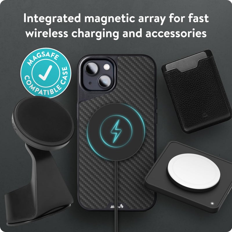 Mous - Protective Case for iPhone 13 - Limitless 4.0 - Aramid Fiber - Fully Compatible with Apple's MagSafe - Image 5