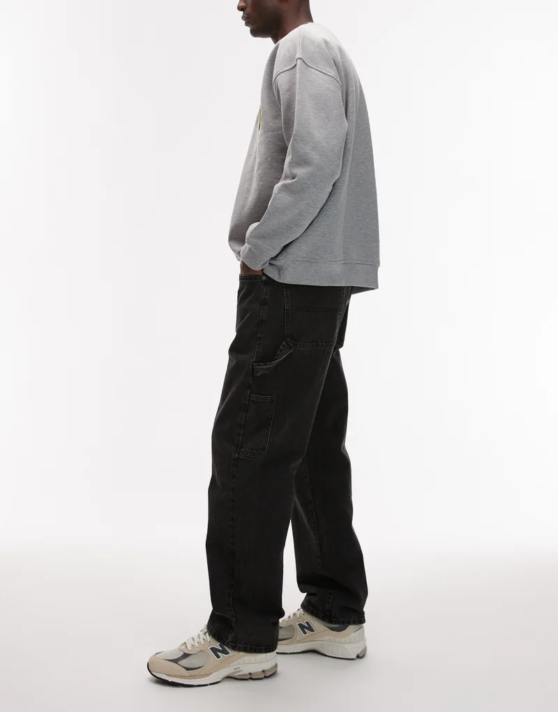 TOPMAN Straight Carpenter Jeans