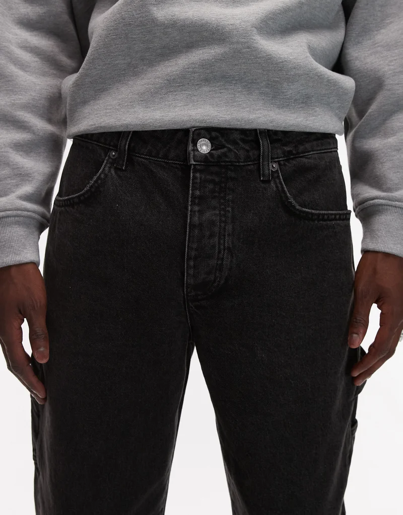 TOPMAN Straight Carpenter Jeans