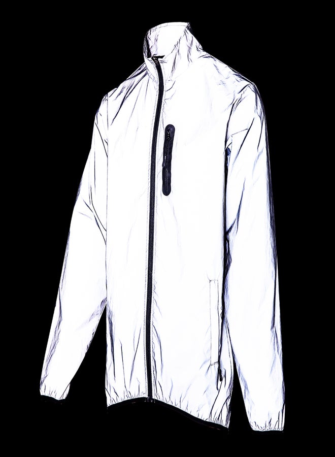 WOSAWE High Visibility Reflective Jacket Coat Waterproof Windproof Outdoor Night Sports Running Cycling Jacket - Image 5