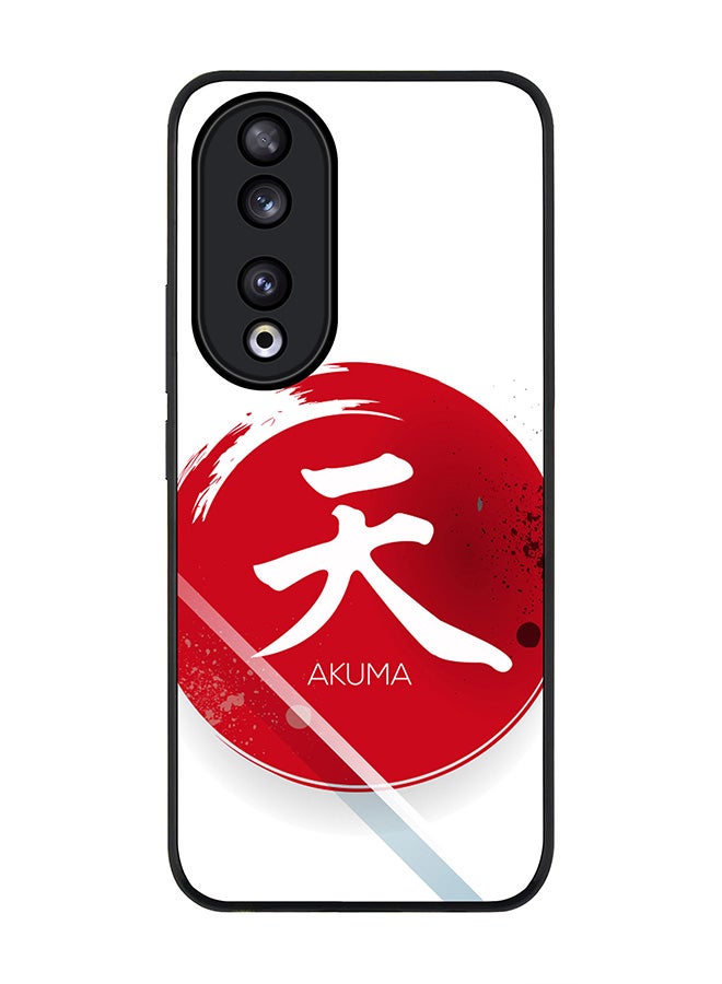 Stylizedd حافظة سوداء متينة لهاتف Honor 90 5G، حافظة مرنة رقيقة بحواف مطاطية مضادة للصدمات - أنا أكوما - Image 1