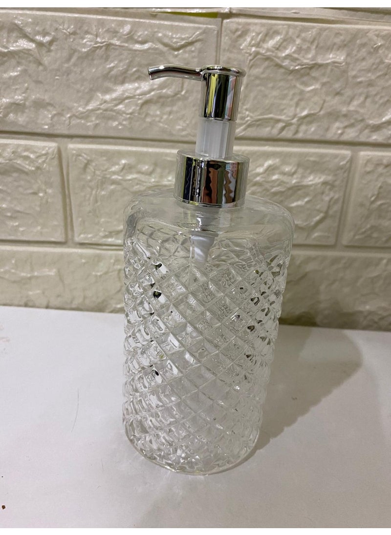 500 ml Glass Soap Dispenser Glass Premium Liquid Soap Dispenser - pzsku/ZD93D7C2D8D2E4357F43DZ/45/_/1725793248/c7fb421a-8648-4650-abfe-9c211889d9ac