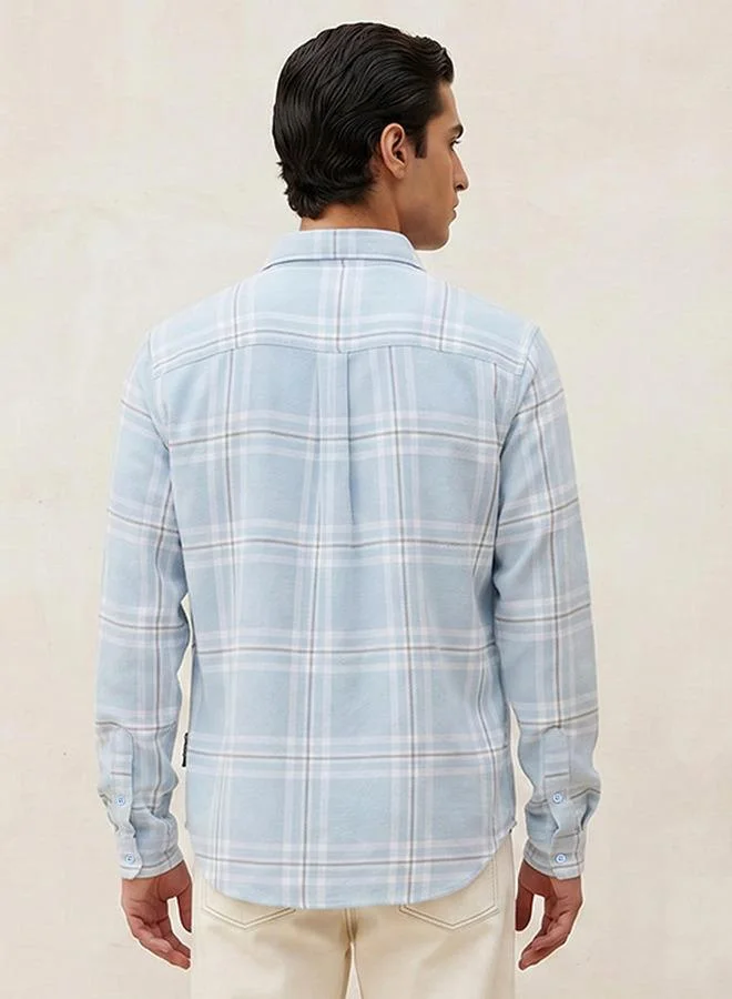 Lee Cooper BLUE CHECK SHIRT for Men | Best Price UAE