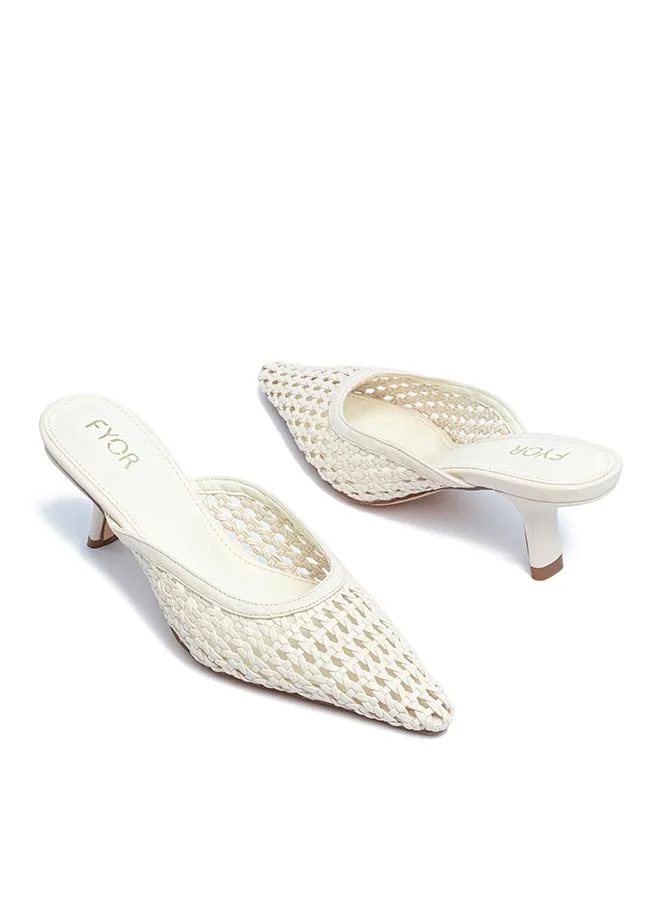 Fyor  Stylish Woven Pointed Pump AJ 007 for Women | Best Price UAE