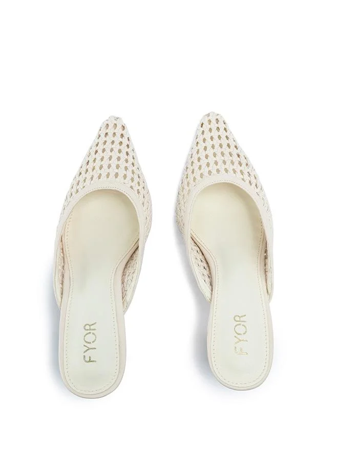 Fyor  Stylish Woven Pointed Pump AJ 007 for Women | Best Price UAE