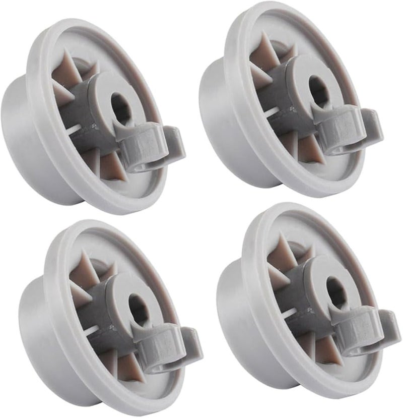 ARTIBETTER 4 قطع عجلات رف غسالة الصحون السفلي قطع غيار سهلة التركيب - Image 1