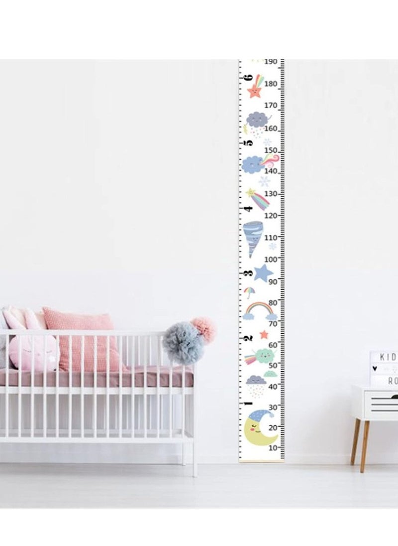 Excefore Baby Height Growth Chart Ruler, Height Chart for Kids, Wall Hanging Ruler, Height Measure Chart, Wall Chart for Boy Girl Room Decor Wall Décor  - Image 2
