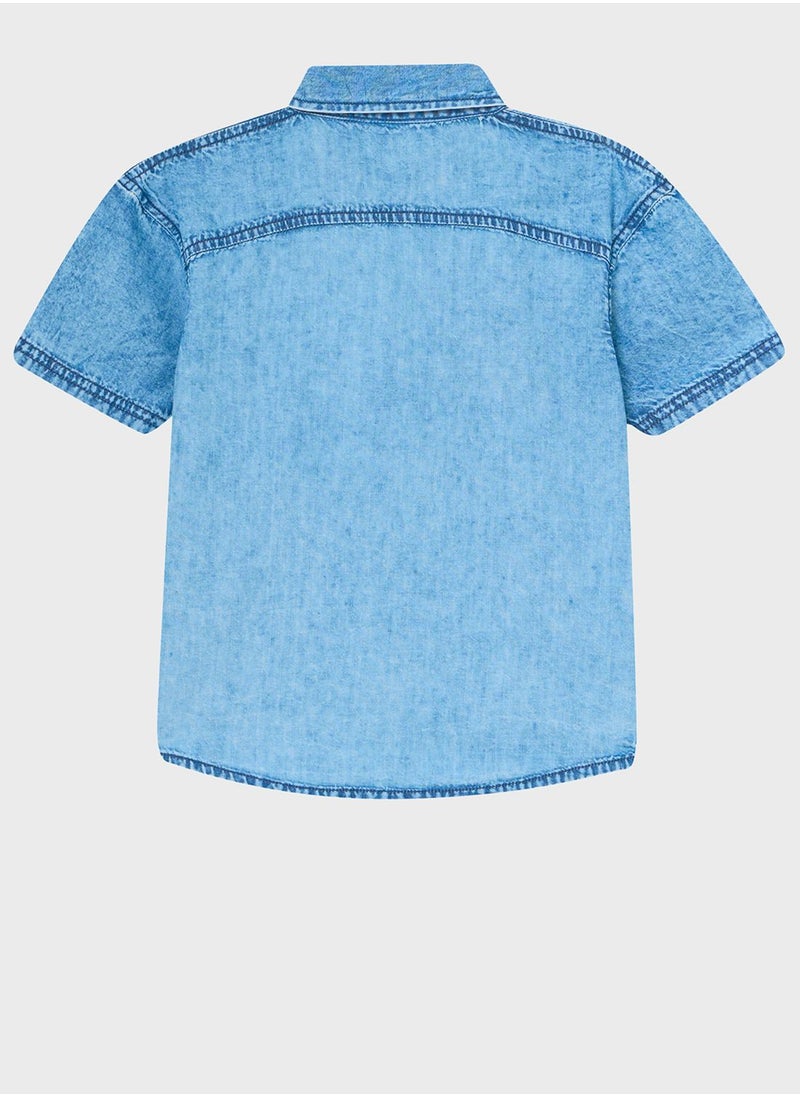 Cheekee Munkee - Kids Pocket Detail Shirt - Image 1
