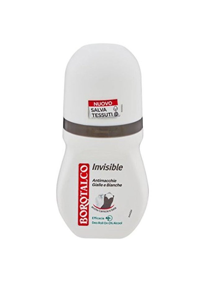 Borotalco :"Invisible" Anti-Stain Deodorant 1.69 Fluid Ounces (50ml) Deo Roll On (Pack of 2) [ Italian Import ]  - Image 4