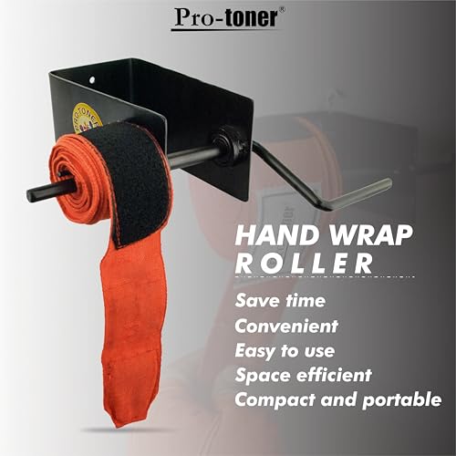 Protoner Mountable Roller for Hand Wrap, with Screws and Brackets for Boxing MMA Gym - Image 4