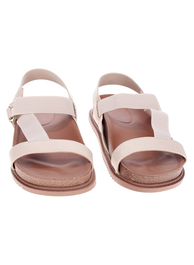 Beira Rio Solid Slip-On Wedge Heel Sandals - Image 3